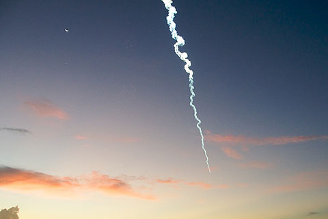 GPS 2R-M8 Satellite launch from Cape Canaveral on a Delta 2 Rocket