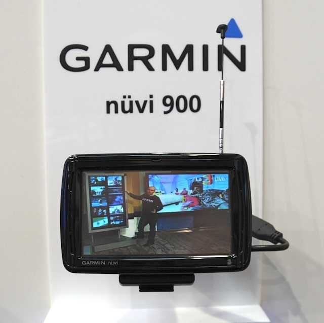 Nuvi 900T showing DVB-H in action