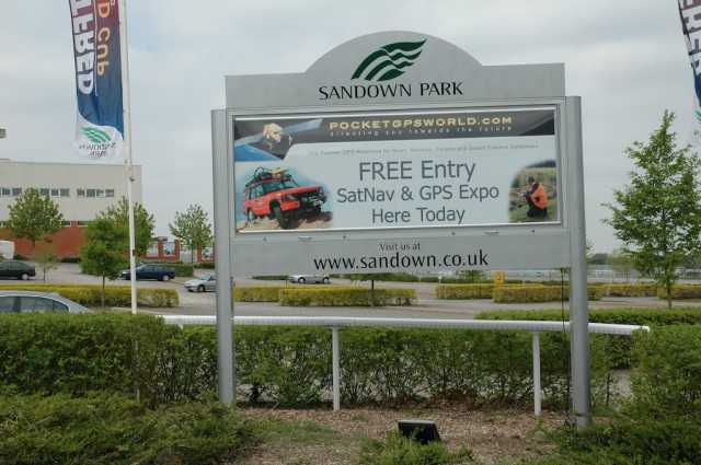 The correct entrance for the Sandown Expo