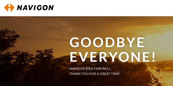 Print Afskedige labyrint Garmin are Shutting Down Navigon Apps Goodbye Navigon
