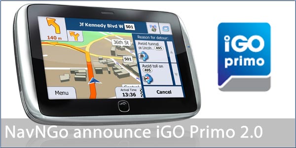 NavNGo has announced iGO primo 20