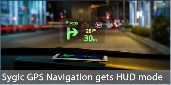 Head-up Display - Sygic GPS Navigation