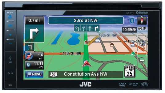 JVC KW-NT1 Double DIN SatNav