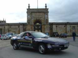 The PocketGPSWorld car at the Garmin launch event