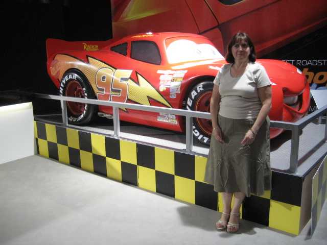 Mrs B and Lightning McQueen