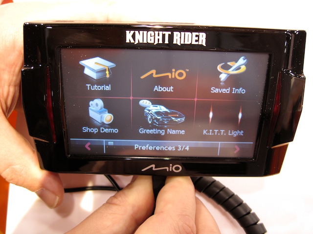 The MIO Knight Rider GPS
