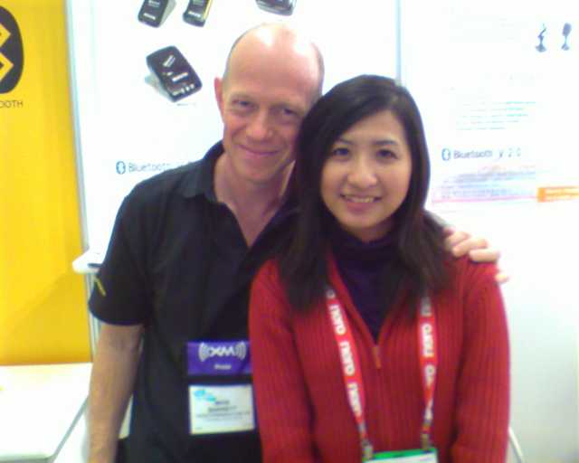 Mike with Peggy from Mavin Technology