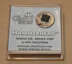 Tiny AGPS chip and GPS antenna