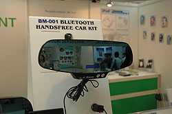 BT rear view mirror