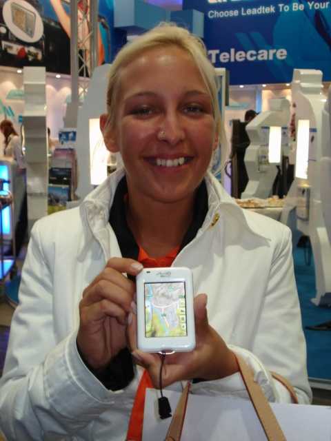 Nicole has iGO on the latest Mio hardware