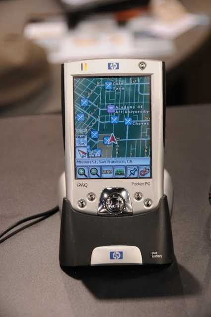 Horizon Navigation running on a PocketPC