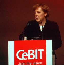 The German Chancellor Angela Merkel 