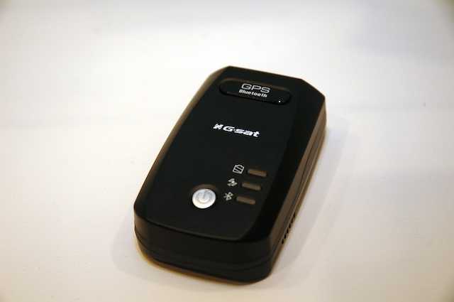 The Globalsat new BT GPS receiver