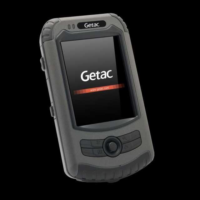 The Getac rugged PDA with GPS