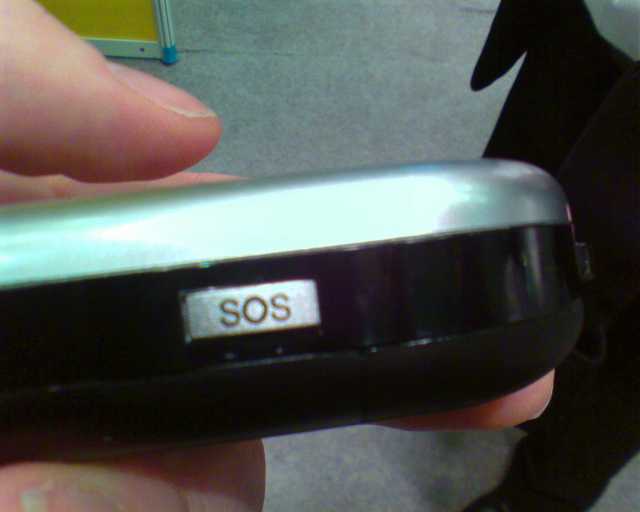 Holux Personal Location device SOS button