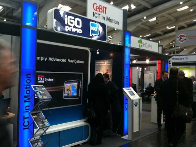 The Nav N Go booth at CeBIT