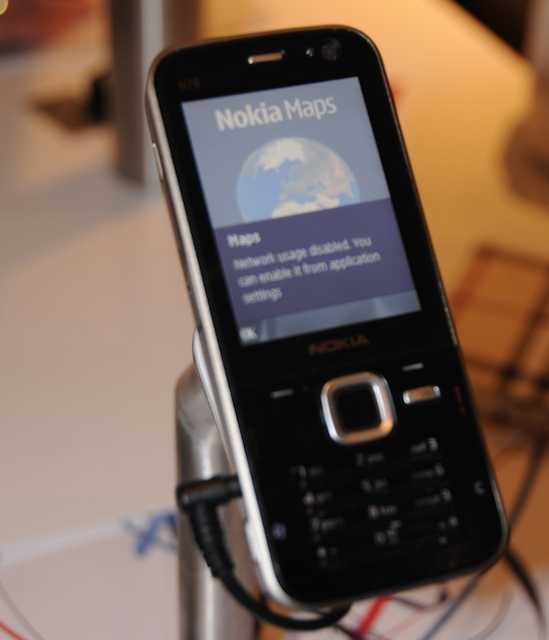 The new Nokia n78 with Nokia maps 2.0