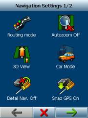 Navigation Settings