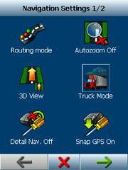 Navigation Settings 1/2