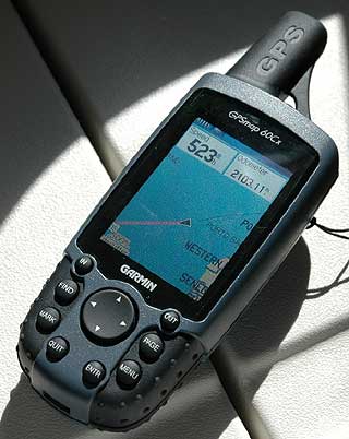 The Garmin GPSMAP 60Cx GPS receiver