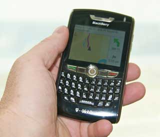 Garmin Mobile for Blackberry review