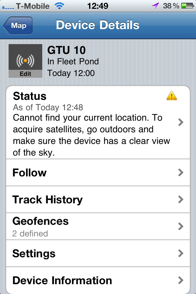 Tracker iOS