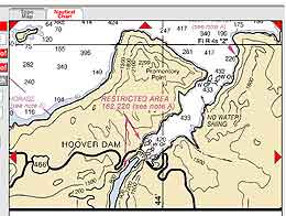 The Maptech MapServer has topo maps and nautical charts. 