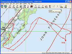 Tracks in memory-map