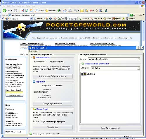PocketGPSWorld.com speed camera download