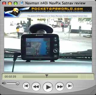Navman N40i navpix satnav review