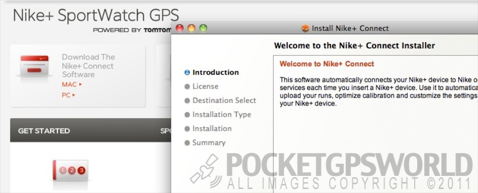 nike sport watch software