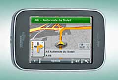 Fujitsu Loox N100 with Navigon SatNav software.
