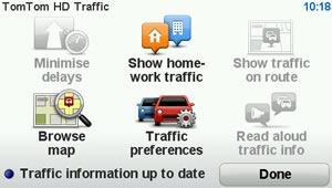 HDTraffic Menu