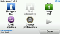 Menu Screen 1
