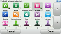 Regular destination prefs