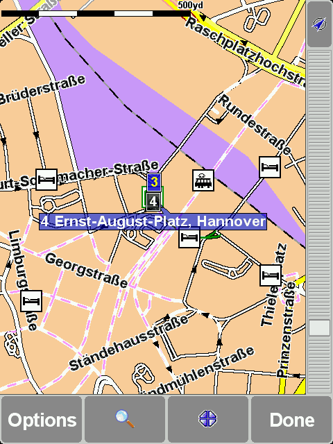 TomTom navigator 5 VGA screen