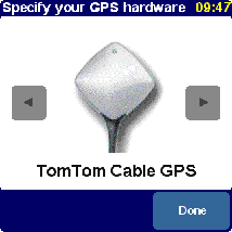 TomTom Navigator for Palm Cable GPS