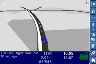 TomTom Palm with no GPS signal