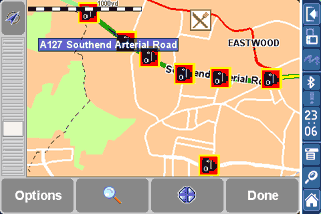 TomTom Navigator for Palm custom POI speed camera