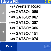 TomTom Navigator for Palm custom POI speed camera