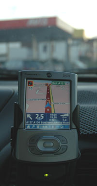 TomTom navigator for palm POIs