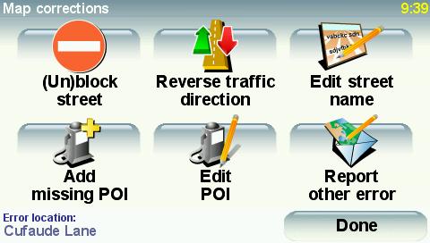 TomTom map share mapping changes