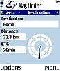 Wayfinder destination display