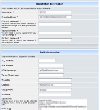 Forum Profile