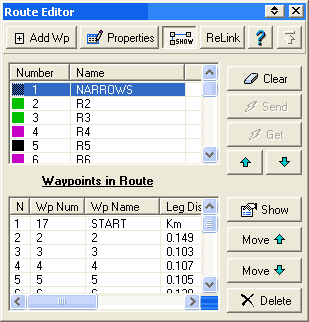 OziExplorer route editor